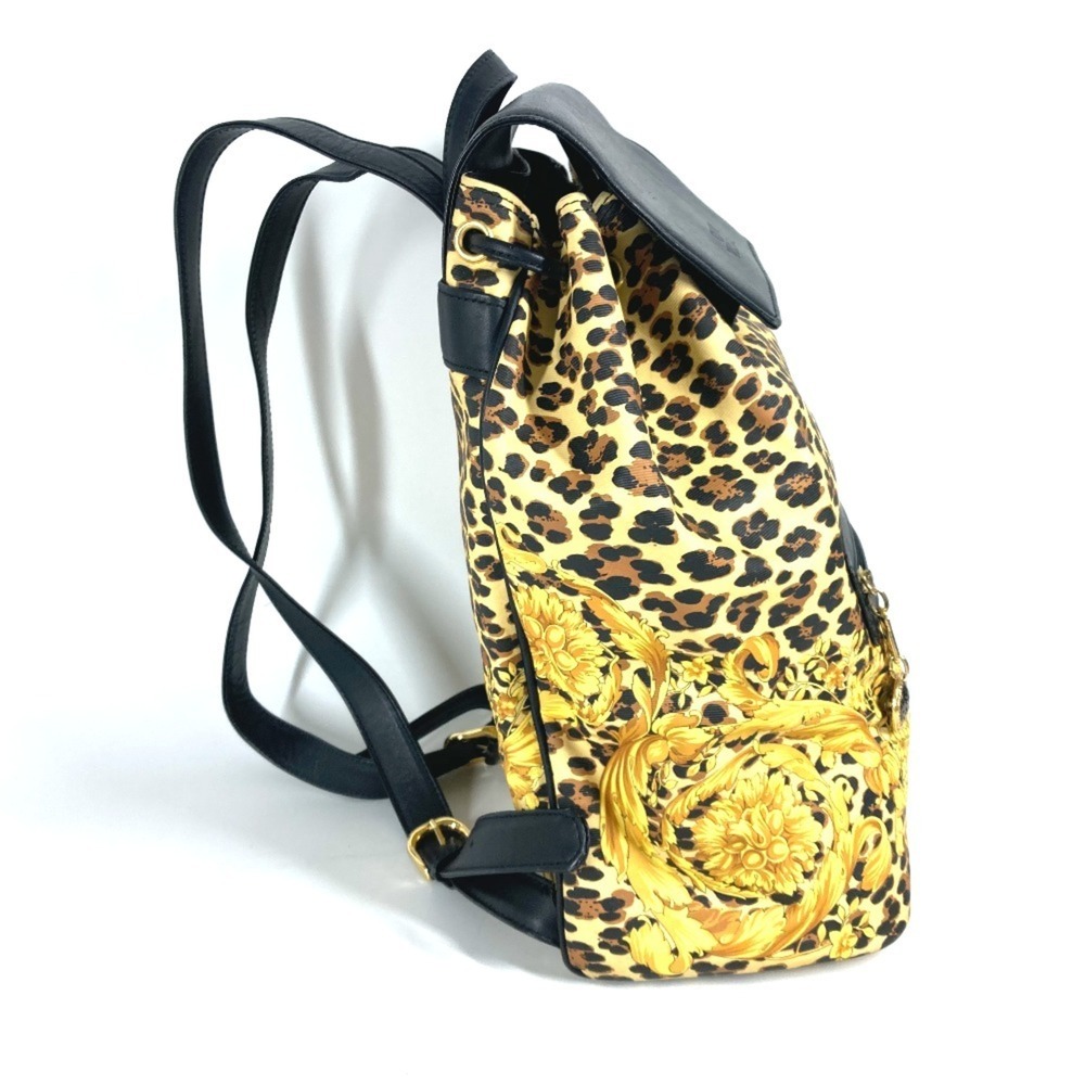 Versace Leopard Print Backpack, Leather, Women's,… - image 3